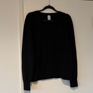VS PINK Black Knit Sweater -L